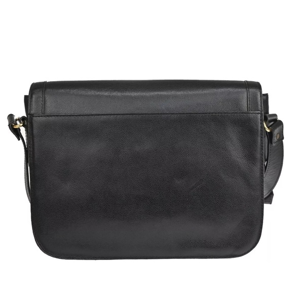 YSL LOGO LEATHER SHOULDER BAG - Picture 3 of 11